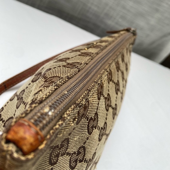 Vintage Gucci GG monogram canvas boat pochette USED CONDITION - Picture 3 of 16